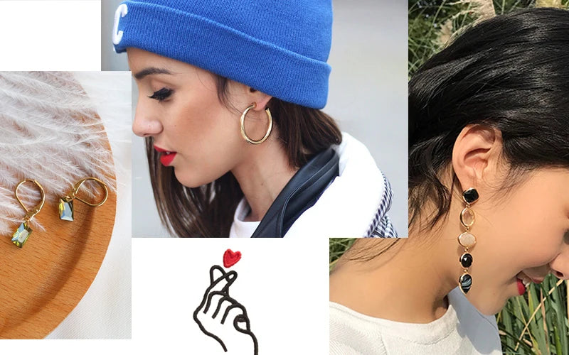 GHIDBK Fashionable Stainless Steel Natural Stone Pendant Necklace Gold-Plated Women's Party Dailys Versatile Jewelry Gifts