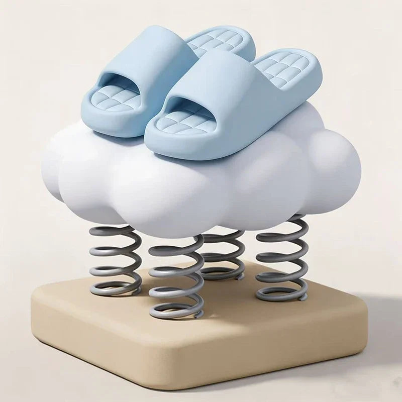 Candy Color Soft Bottom EVA Slippers Women Summer 2026 Thick Platform Comfortable Cloud Slippers Woman Outdoor Beach Sandals 45