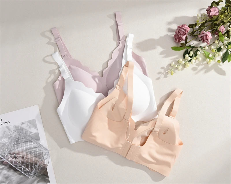 No Trace Top Women's Plus Size Bralette Sexy Wireless Push-UP Underwear Removable strap Bras Beauty Back Comfortable Lingerie