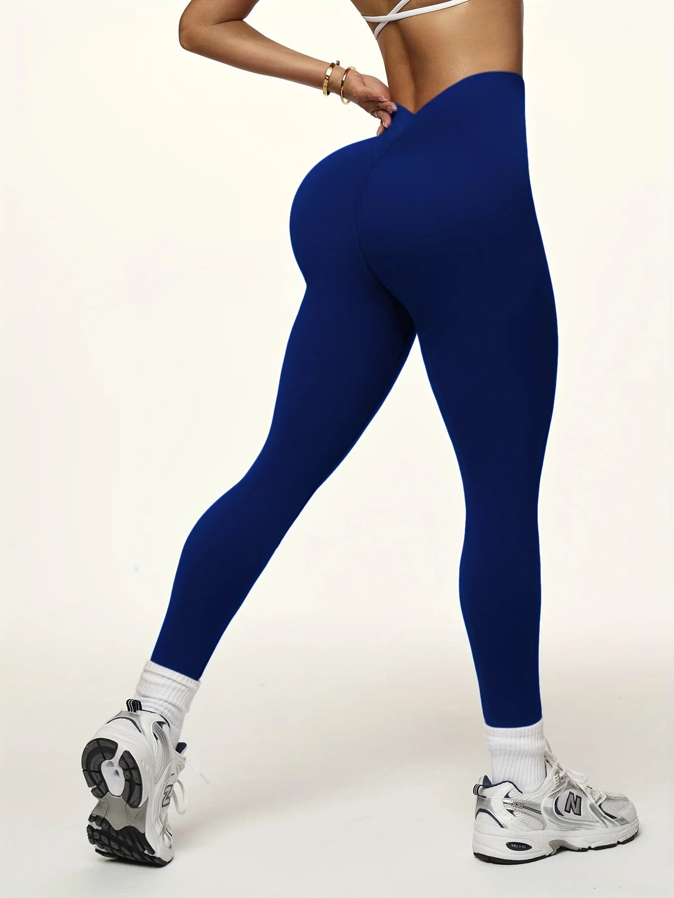 Moisture-wicking and sweat-absorbing fabric casual sexy low-waist solid color women's sports long pants, stretchy, breathable, a