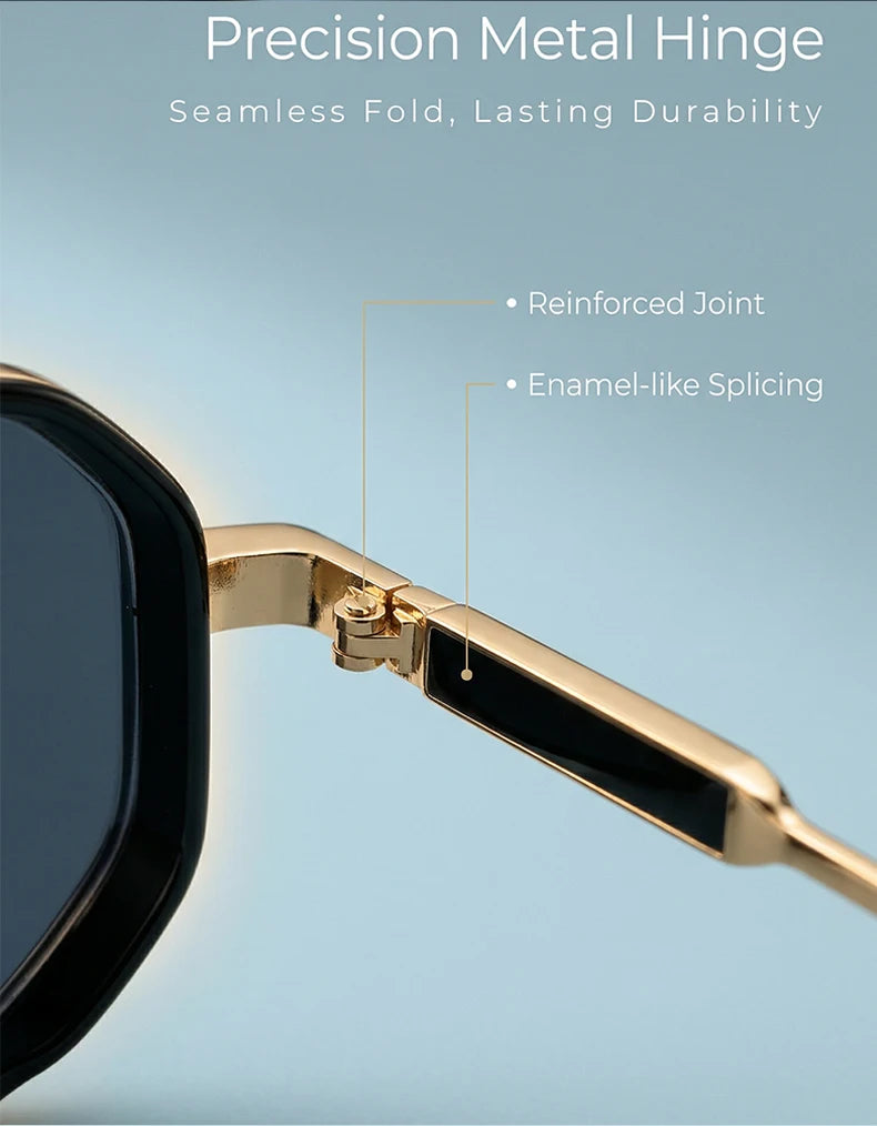 Small Frame Octagon Punk Sunglasses Women Luxury Brand Retro Geometric Metal Fashion Shades Vintage Sun Glasses Driving Eyewear