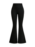 Yoga flare pants women's high waist outer wear fitness casual pants