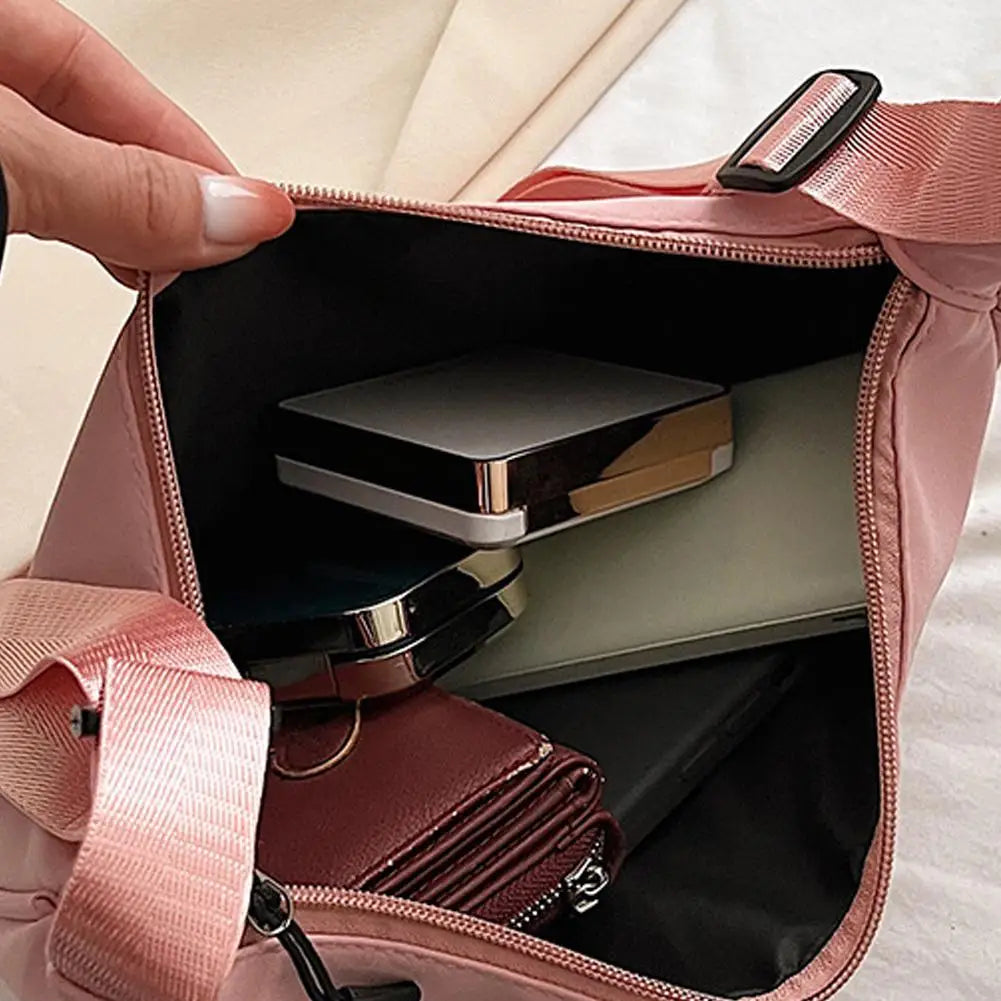 Trendy Women Casual Nylon Crossbody Bag Dumpling Bag Shoulder Bag Large Dumpling Purse Casual Women's Crossbody Bags