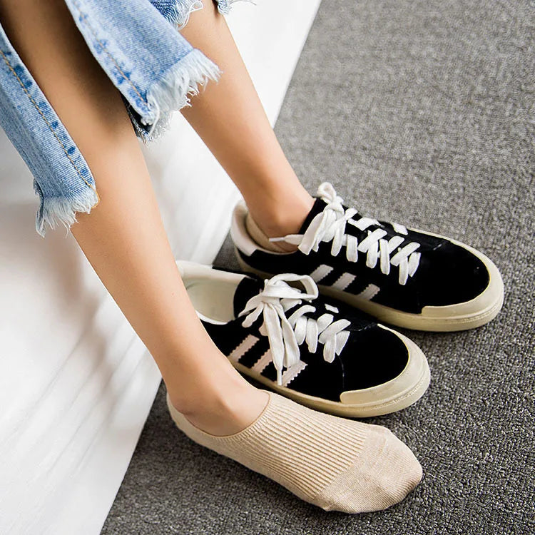 Invisible Short Woman Sweat summer comfortable cotton bamboo girl women's boat socks ankle low female invisible 1pair=2pcs tt097