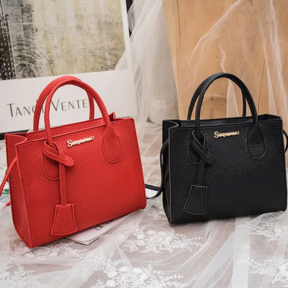 Fashion PU Leather Women Crossbody Bags Large Capacity 5 Colors Korean Shoulder Bag Waterproof Girls Tote Bag Women Girls