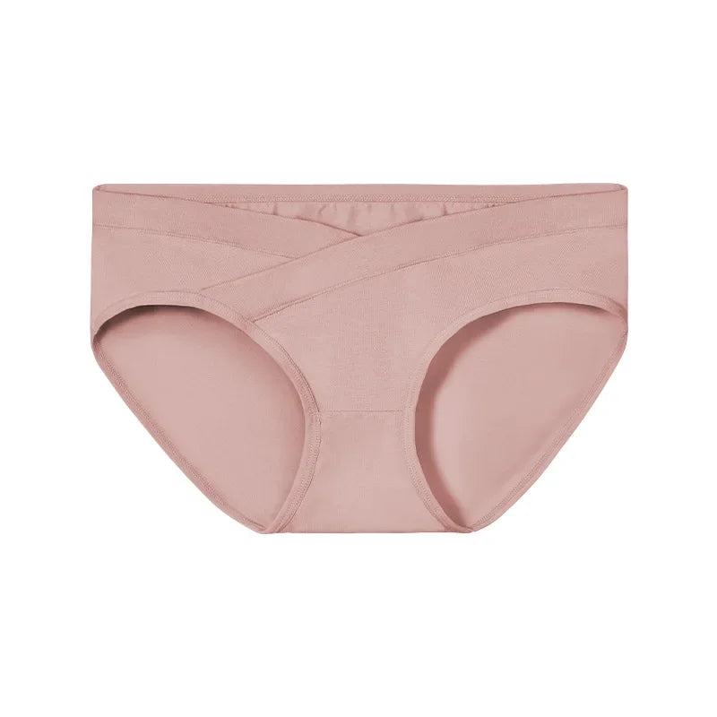 Women's antibacterial underwear, girl's pure cotton triangle pants, mid-rim seamless bottom pants, breathable