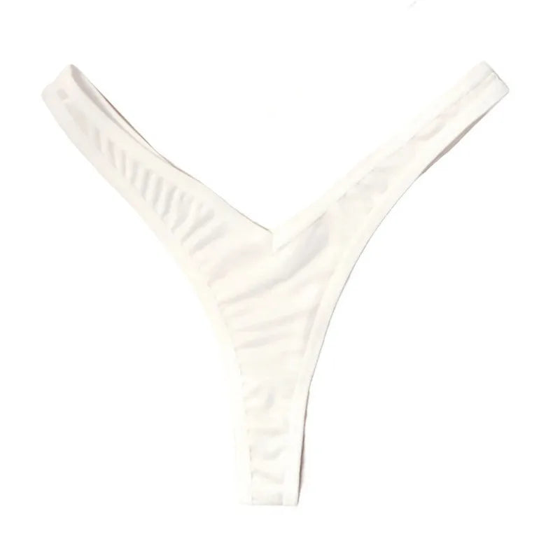 תחתוני ספורט סקסיים לנשים V מותן תחתוני G-string נושמים תחתונים נמוכים