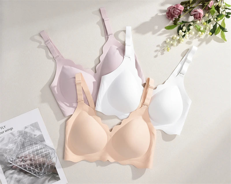 No Trace Top Women's Plus Size Bralette Sexy Wireless Push-UP Underwear Removable strap Bras Beauty Back Comfortable Lingerie