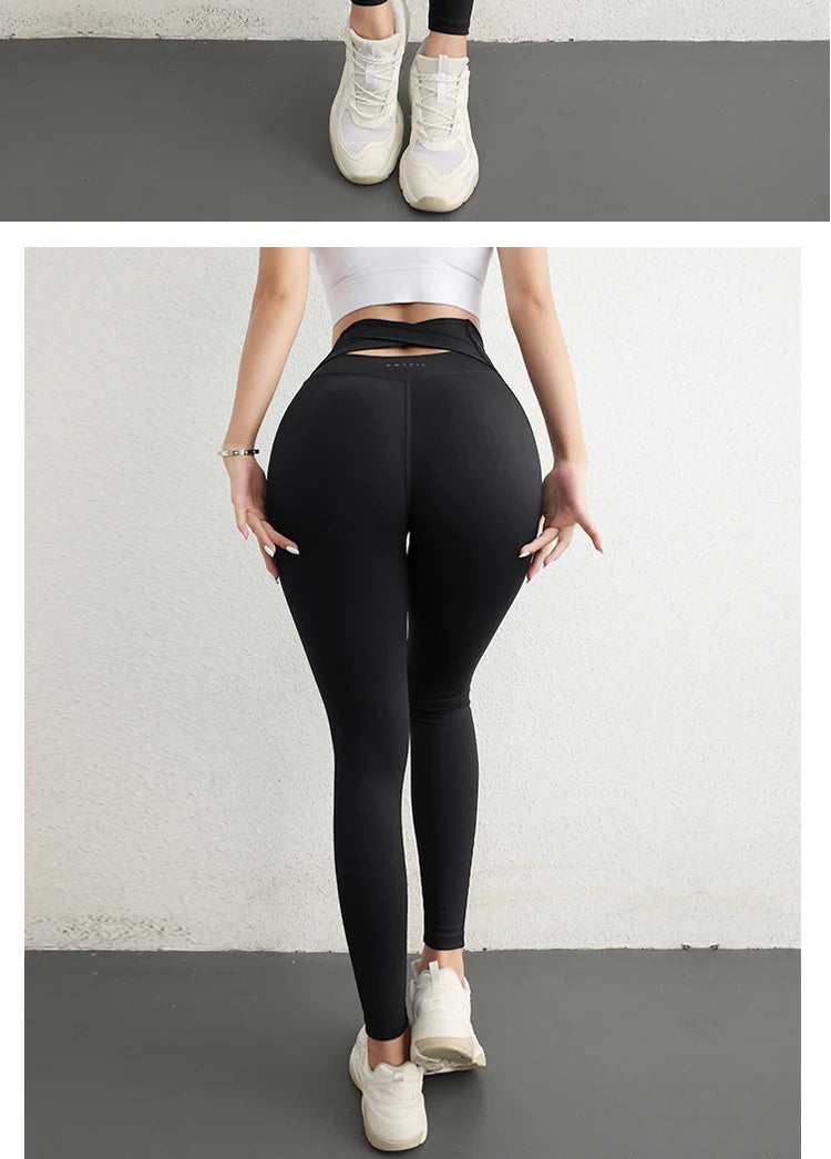 Hot Selling Classical Design Elastic Material High Impact Leggings Quality Brands Yoga Pants High Waist Sport Leggings For Girls