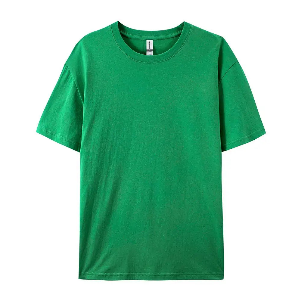 100% Cotton Solid T-shirts Women Sporty Short Sleeve Tees Fashion Casual White Black Clothing Loose O-Neck Female Summer Tops