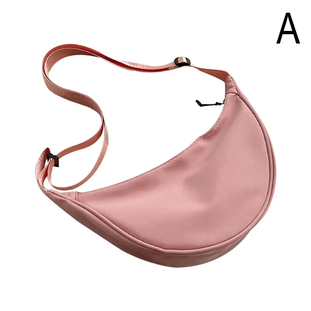 Trendy Women Casual Nylon Crossbody Bag Dumpling Bag Shoulder Bag Large Dumpling Purse Casual Women's Crossbody Bags