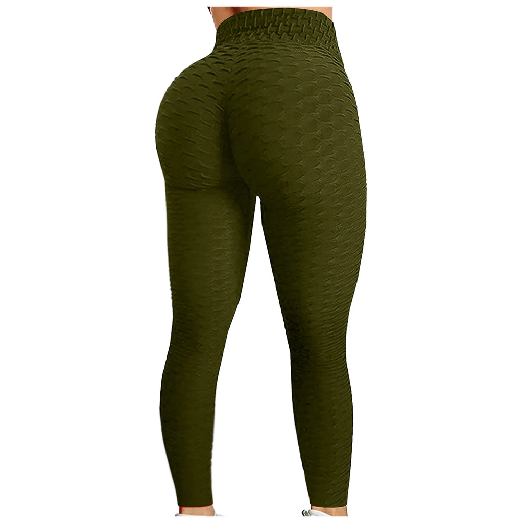 Women Yoga Leggings High Waist Exercise Sports Trousers Running Fitness Gym Leggings Hip Lifting Femme Pants