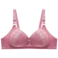Women Bralette No Underwire Adjustable Shoulder Strap Breathable Push Up Middle-aged Ladies Wireless Bra Female Soft Underwere
