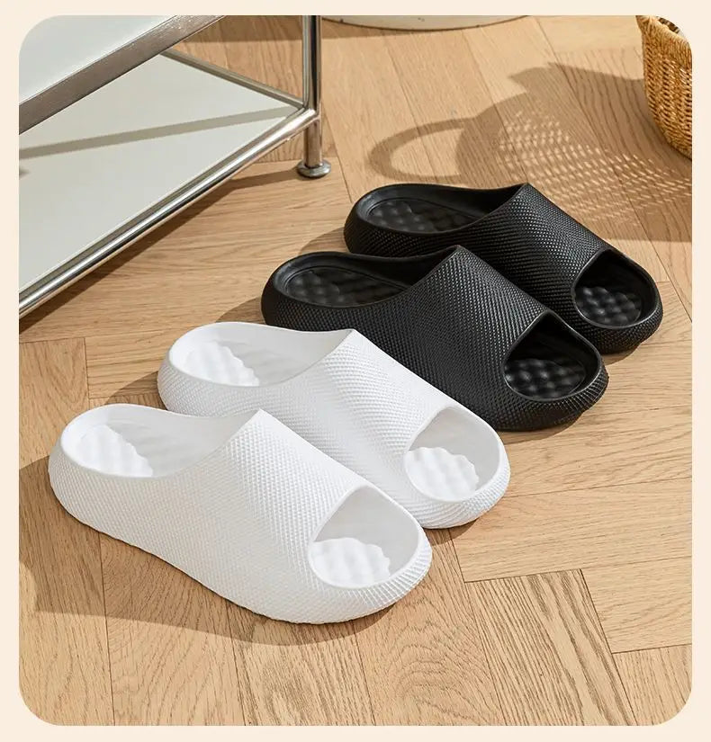 Chunky Platform EVA Cloud Slippers Women 2026 Summer Brand Design Thick Soft Bottom Non Slip Slides Couple Beach Sandals Woman