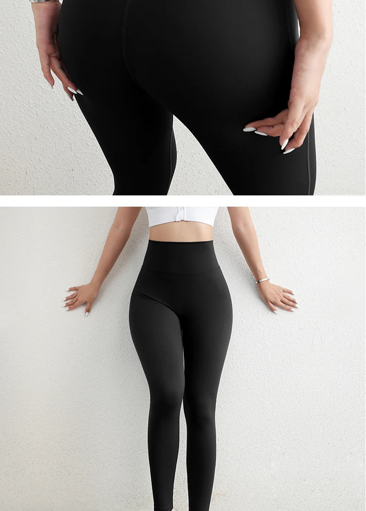 Hot Selling Classical Design Elastic Material High Impact Leggings Quality Brands Yoga Pants High Waist Sport Leggings For Girls