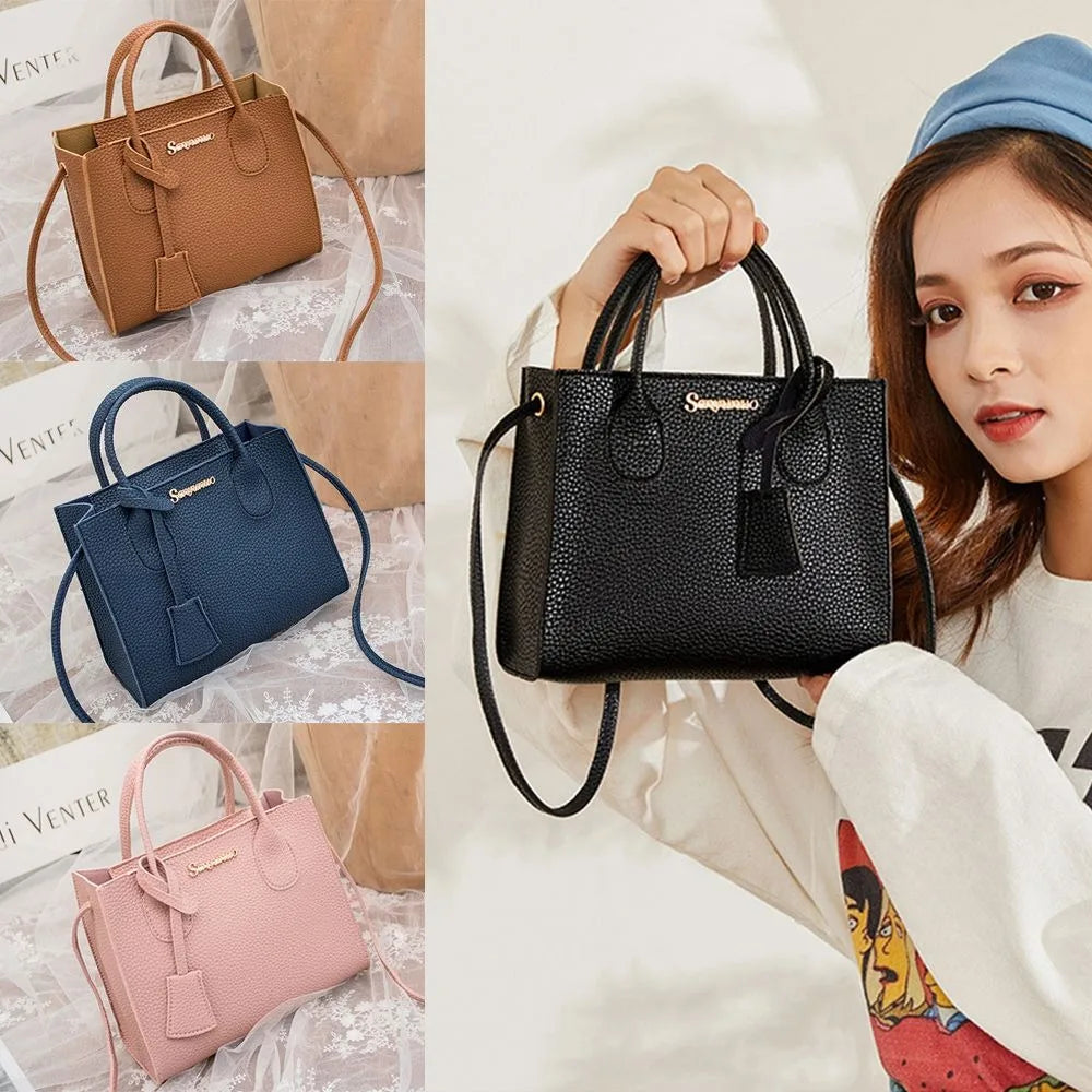 Fashion PU Leather Women Crossbody Bags Large Capacity 5 Colors Korean Shoulder Bag Waterproof Girls Tote Bag Women Girls