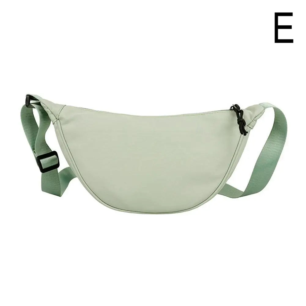 Trendy Women Casual Nylon Crossbody Bag Dumpling Bag Shoulder Bag Large Dumpling Purse Casual Women's Crossbody Bags