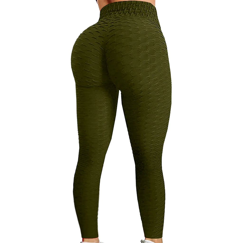 Women Yoga Leggings High Waist Exercise Sports Trousers Running Fitness Gym Leggings Hip Lifting Femme Pants