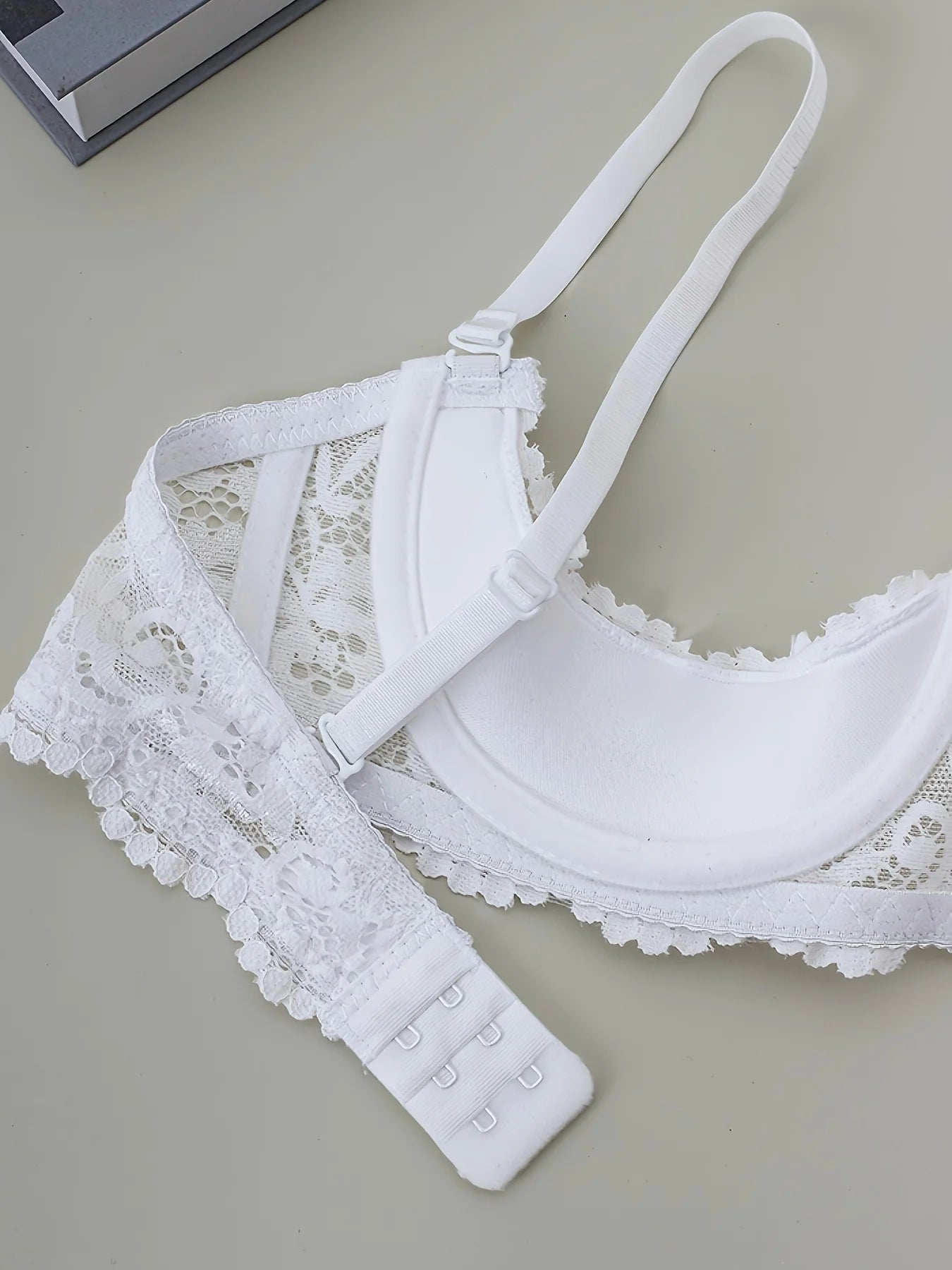 2PCS Women's Lace Open-Cup Underwire Bra, Soft, Skin-Friendly, Breathable, Plus-Size Sexy Lingerie