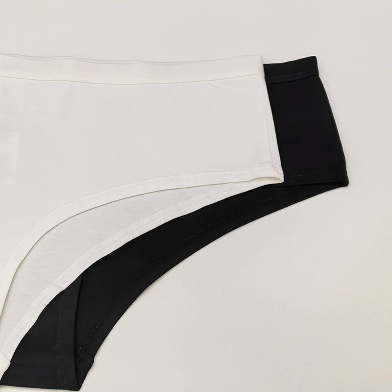 NYMPHO Gold Letter Print Underwear Cute Girl Briefs Female Soft Cotton Panties Sexy Lingeries For Women Ladies Underpants