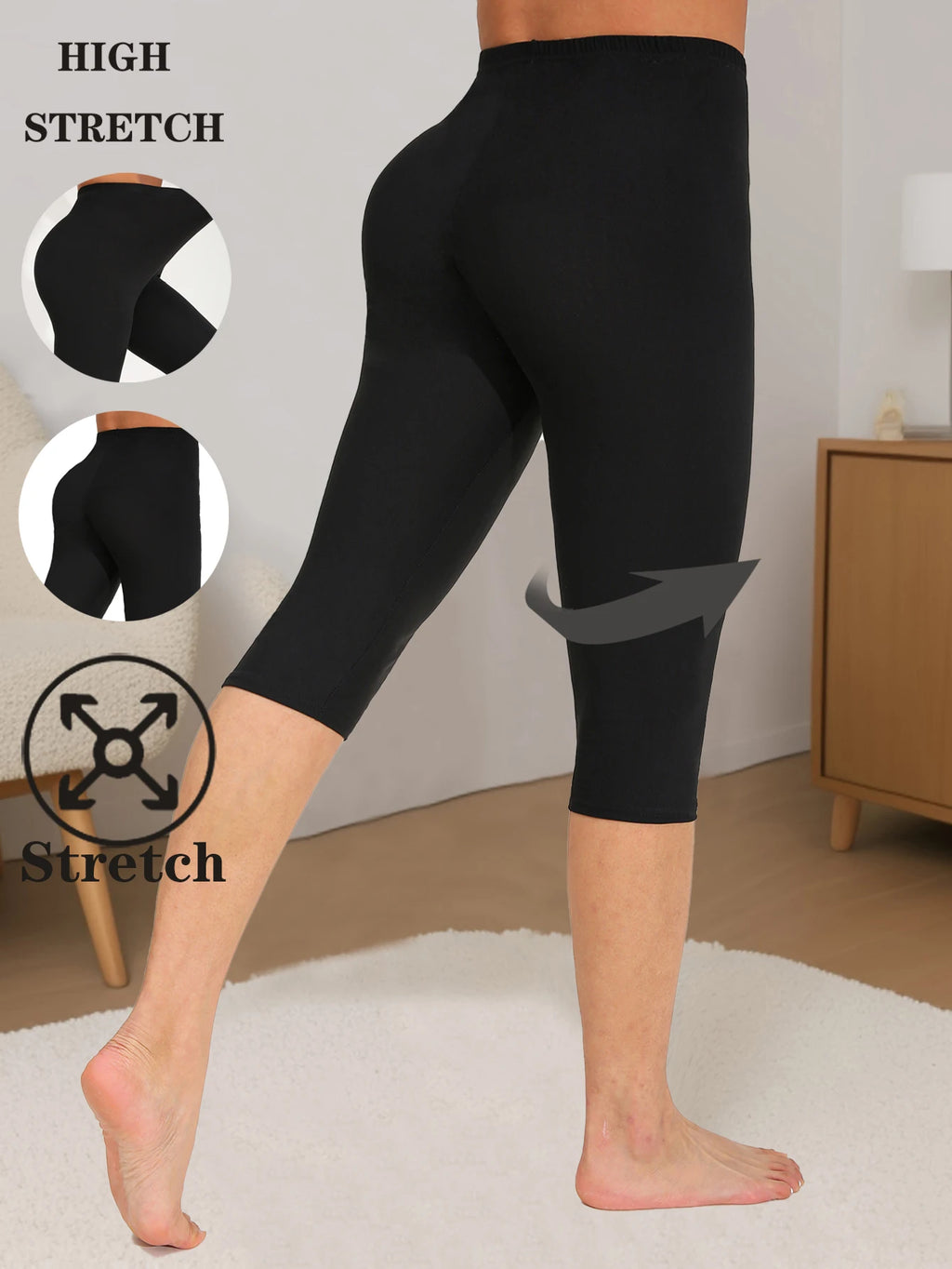CUHAKCI Spring Summer Fashion Sharpened Women's Leggings Sexy Simple Pure Color Seven Pants Stretch Fitness Athletic Yoga Pants