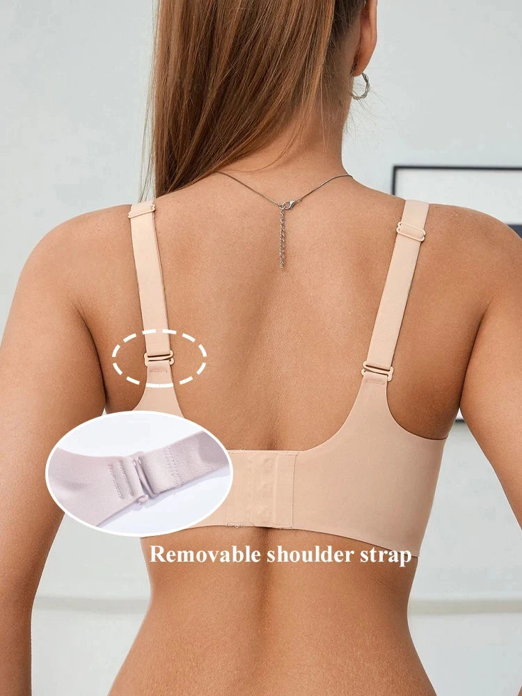 No Trace Top Women's Plus Size Bralette Sexy Wireless Push-UP Underwear Removable strap Bras Beauty Back Comfortable Lingerie