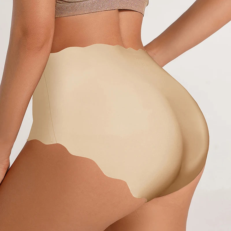 BZEL 4PCS Women's Panties Seamless Female Sexy Lingerie High-Waist Briefs Ladies Breathable Leopard Plus Size Underpant Hot Sale
