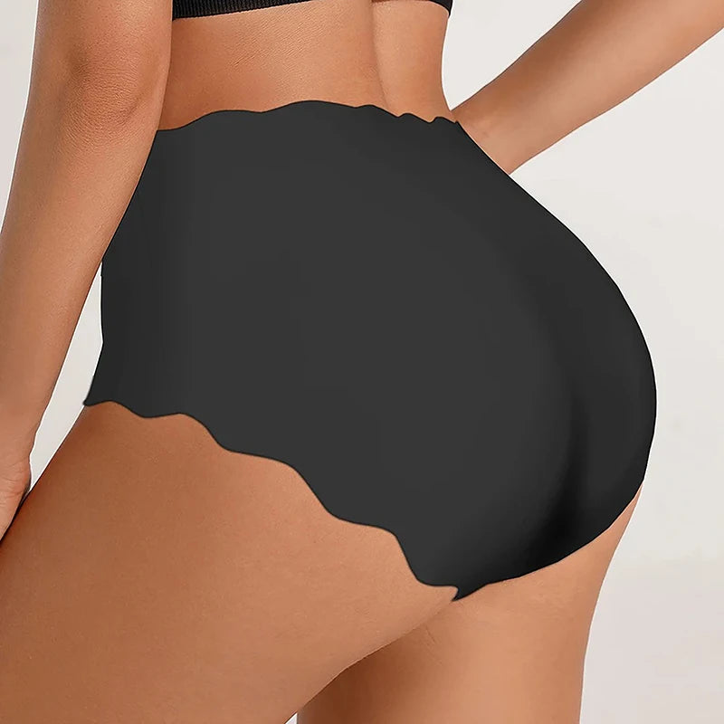 BZEL 4PCS Women's Panties Seamless Female Sexy Lingerie High-Waist Briefs Ladies Breathable Leopard Plus Size Underpant Hot Sale