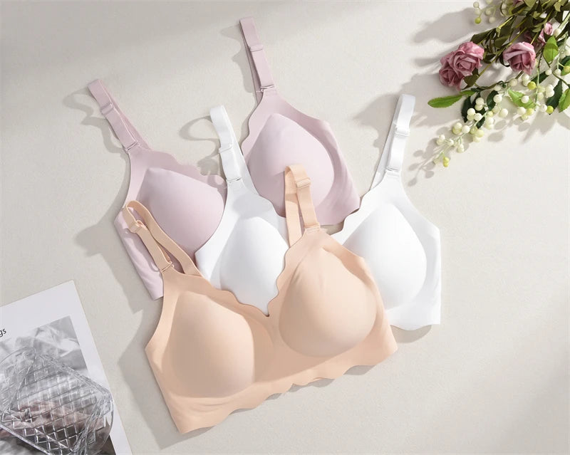 No Trace Top Women's Plus Size Bralette Sexy Wireless Push-UP Underwear Removable strap Bras Beauty Back Comfortable Lingerie