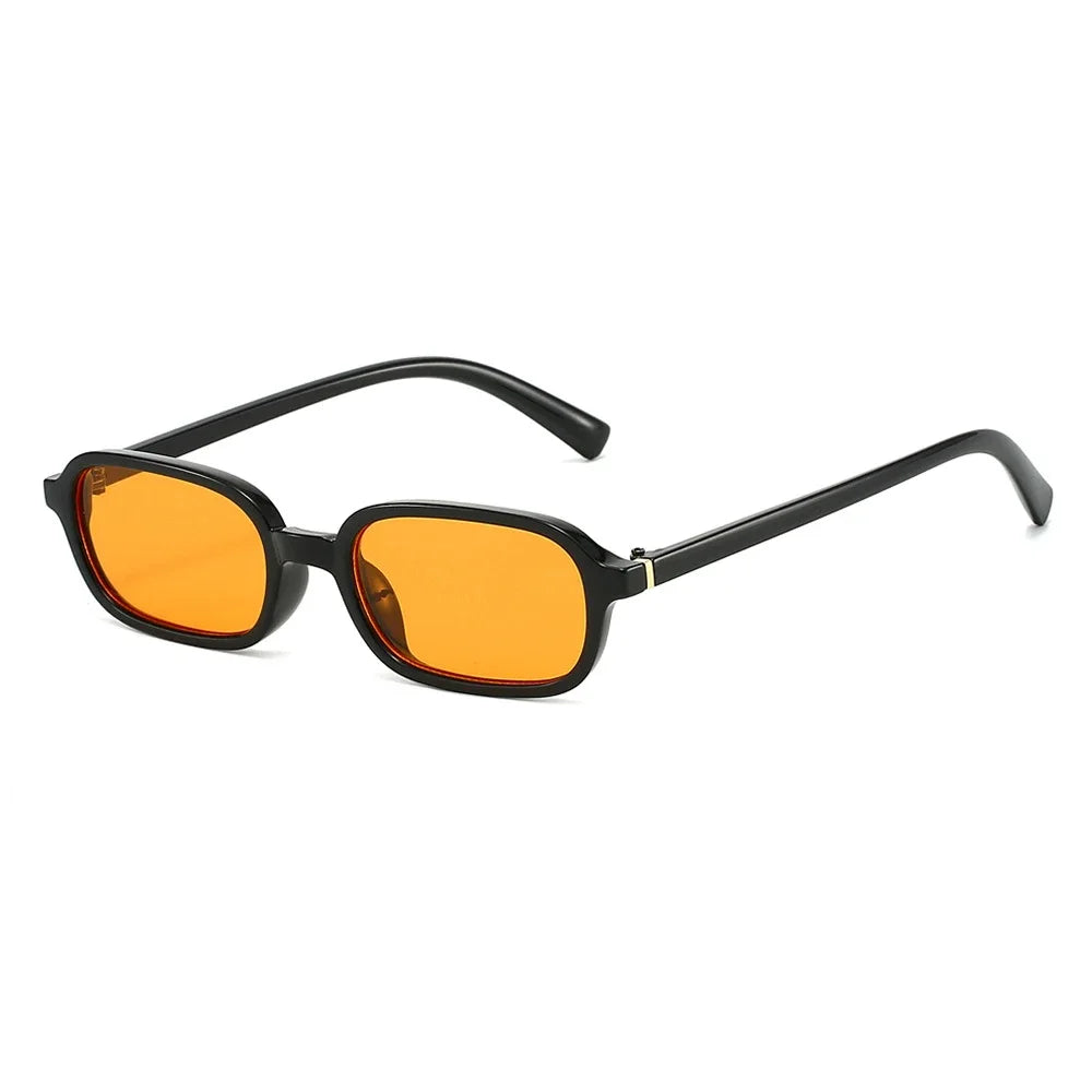 KLASSNUM Vintage Sunglasses Men Women 2026 Trendy Eyewear Rectangle Sun Glasses Anti UV400 Shades Eyepiece Small Square Glasses