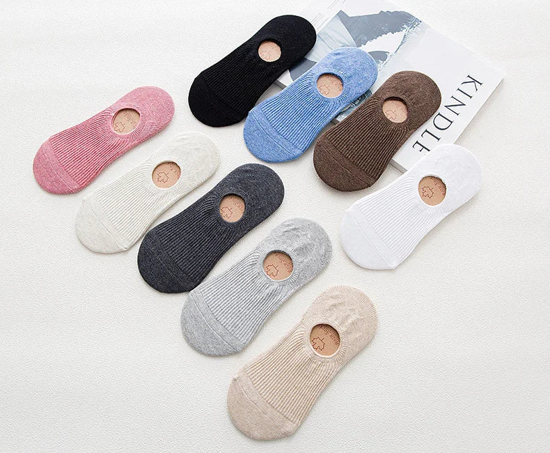 Invisible Short Woman Sweat summer comfortable cotton bamboo girl women's boat socks ankle low female invisible 1pair=2pcs tt097