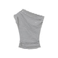 Casual Slim Striped T-shirts For Women 2026 Summer Y2K Women's T-shirt Short Sleeve Blouses Tees Fashion Female Tops