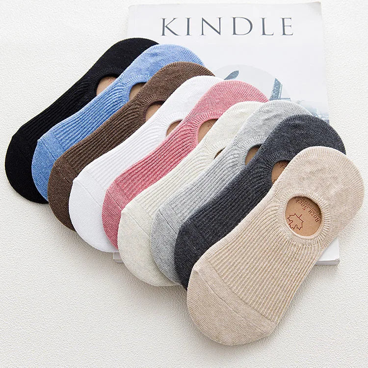 Invisible Short Woman Sweat summer comfortable cotton bamboo girl women's boat socks ankle low female invisible 1pair=2pcs tt097