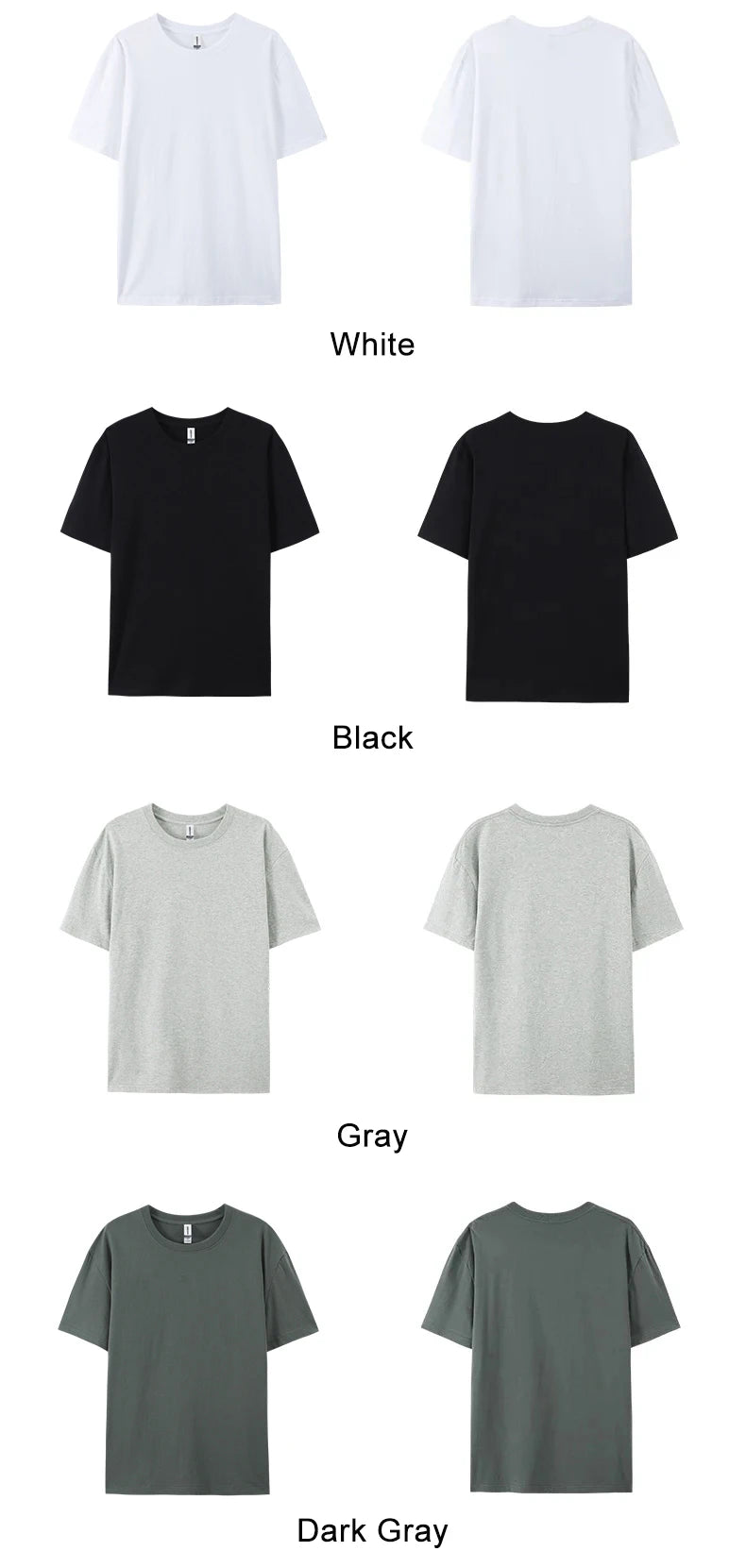 100% Cotton Solid T-shirts Women Sporty Short Sleeve Tees Fashion Casual White Black Clothing Loose O-Neck Female Summer Tops