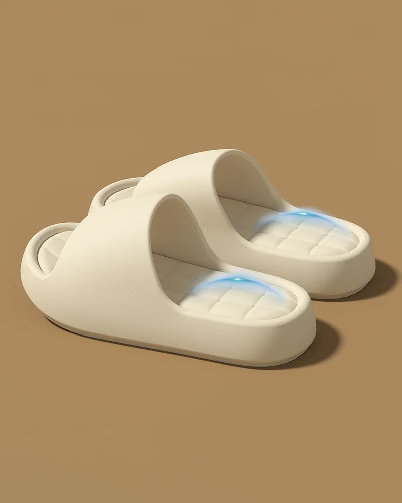 Candy Color Soft Bottom EVA Slippers Women Summer 2026 Thick Platform Comfortable Cloud Slippers Woman Outdoor Beach Sandals 45