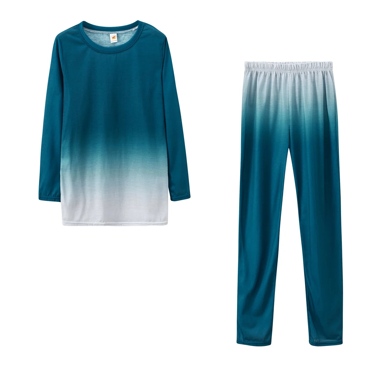 2025 Women's Casual Two-Piece Suit, Gradual Change Long Sleeved Trousers Sports Trend