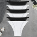 FIENTOO 6PCS Sexy Low-Waist Briefs Lace Cotton Panties for Women Female Soft Underwear Girls Elastic Intimates Sexy Lingerie