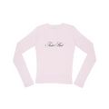 Y2K Gothic Letters Printed Casual Long Sleeve T-Shirt Harajuku Retro Punk Rock Hip Hop Aesthetic Top Women's Streetwear Emo Girl