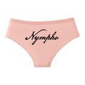 NYMPHO Gold Letter Print Underwear Cute Girl Briefs Female Soft Cotton Panties Sexy Lingeries For Women Ladies Underpants