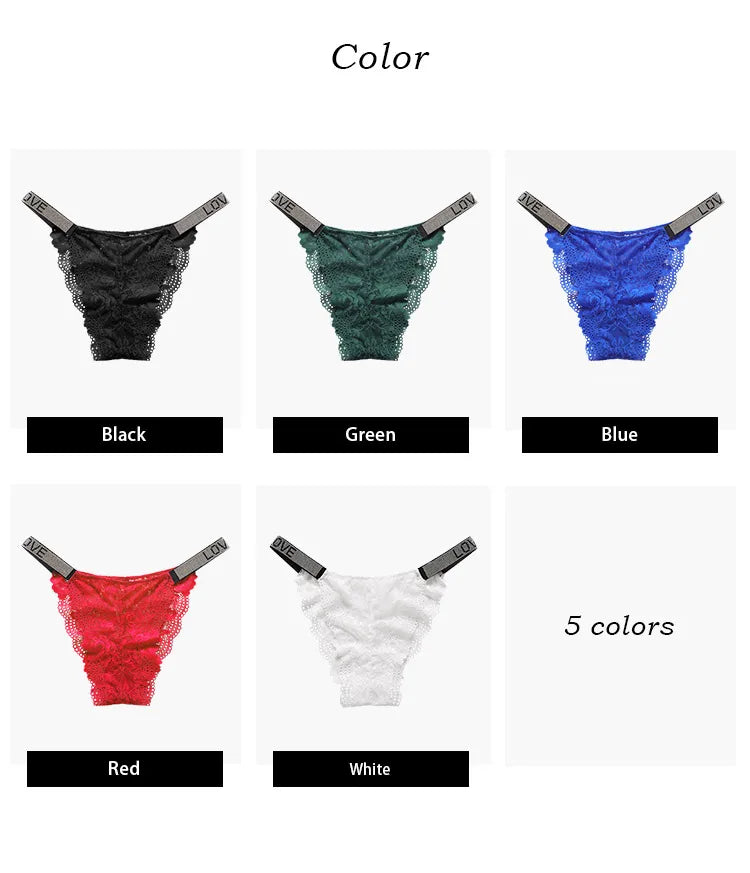 2025 Sexy Lace Underpants Low Waist Pink Breathable Embroidery Briefs Hipster Ladies Lace Panties