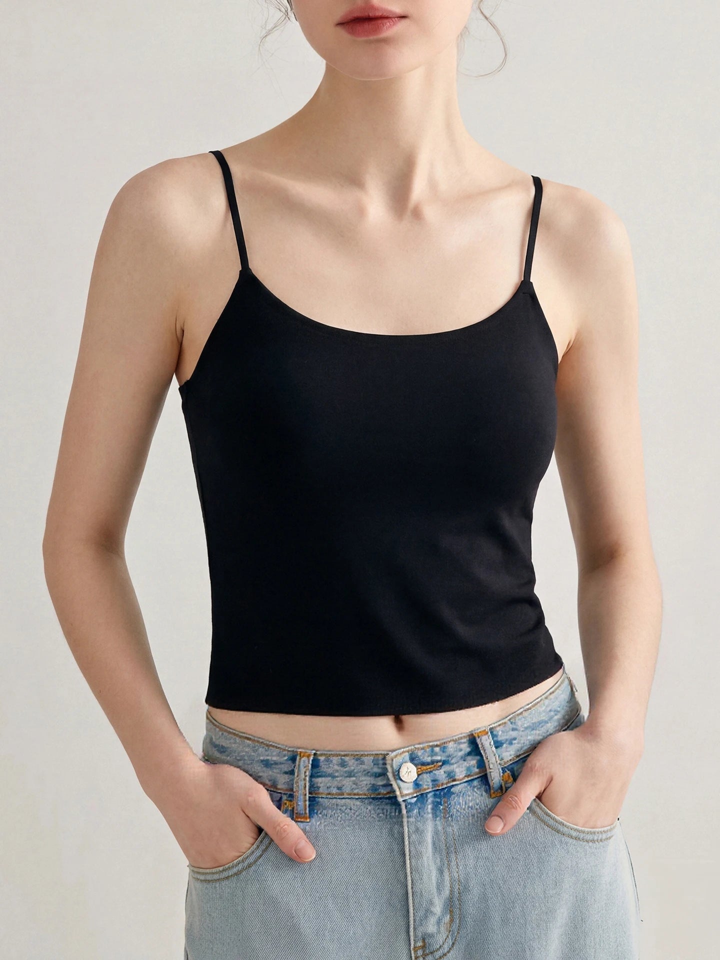 New Spring Summer Women's Tank Tops Cozy Clothes For Woman High Quality Lady Blouse Sleeveless Vest Female Camisole Solid Jersey