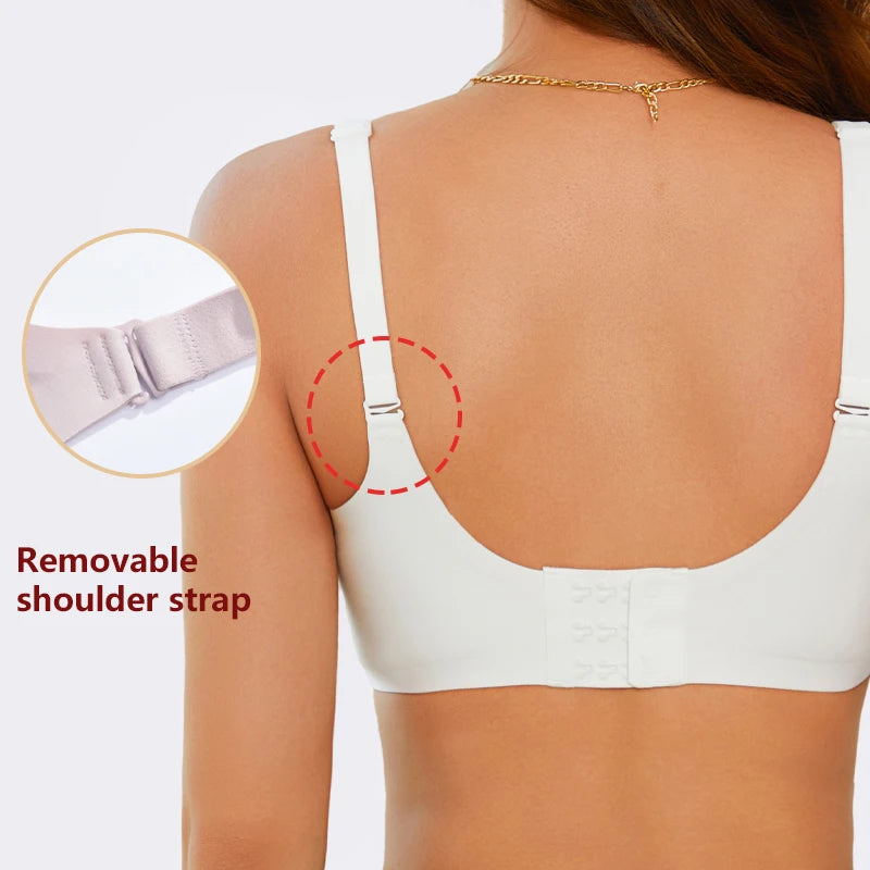 No Trace Top Women's Plus Size Bralette Sexy Wireless Push-UP Underwear Removable strap Bras Beauty Back Comfortable Lingerie