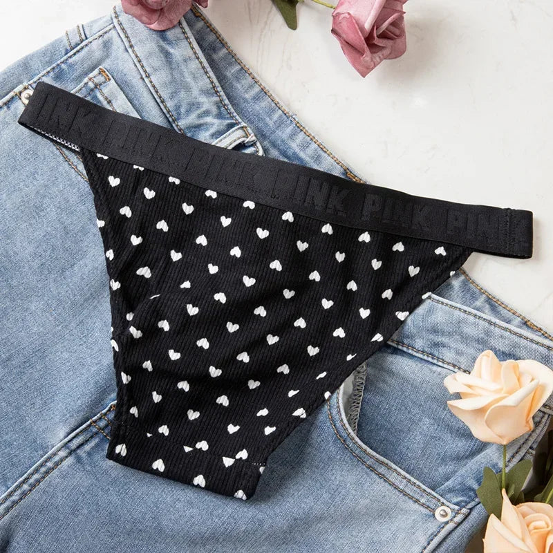 Female Panties Women's Cotton Briefs Underwear Ladies Underpants Girls Panties Comfortable Intimate Low Waist Ladies Lingerie