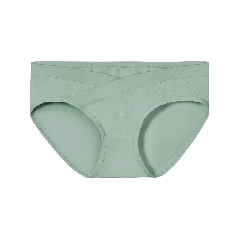 Women's antibacterial underwear, girl's pure cotton triangle pants, mid-rim seamless bottom pants, breathable
