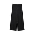 MUJER Women's Pants Sets Summer Outfit Wide Leg Pants Sets for Women 2 Pieces Short Sleeve Crop Top Woman Holiday Trousers Suits