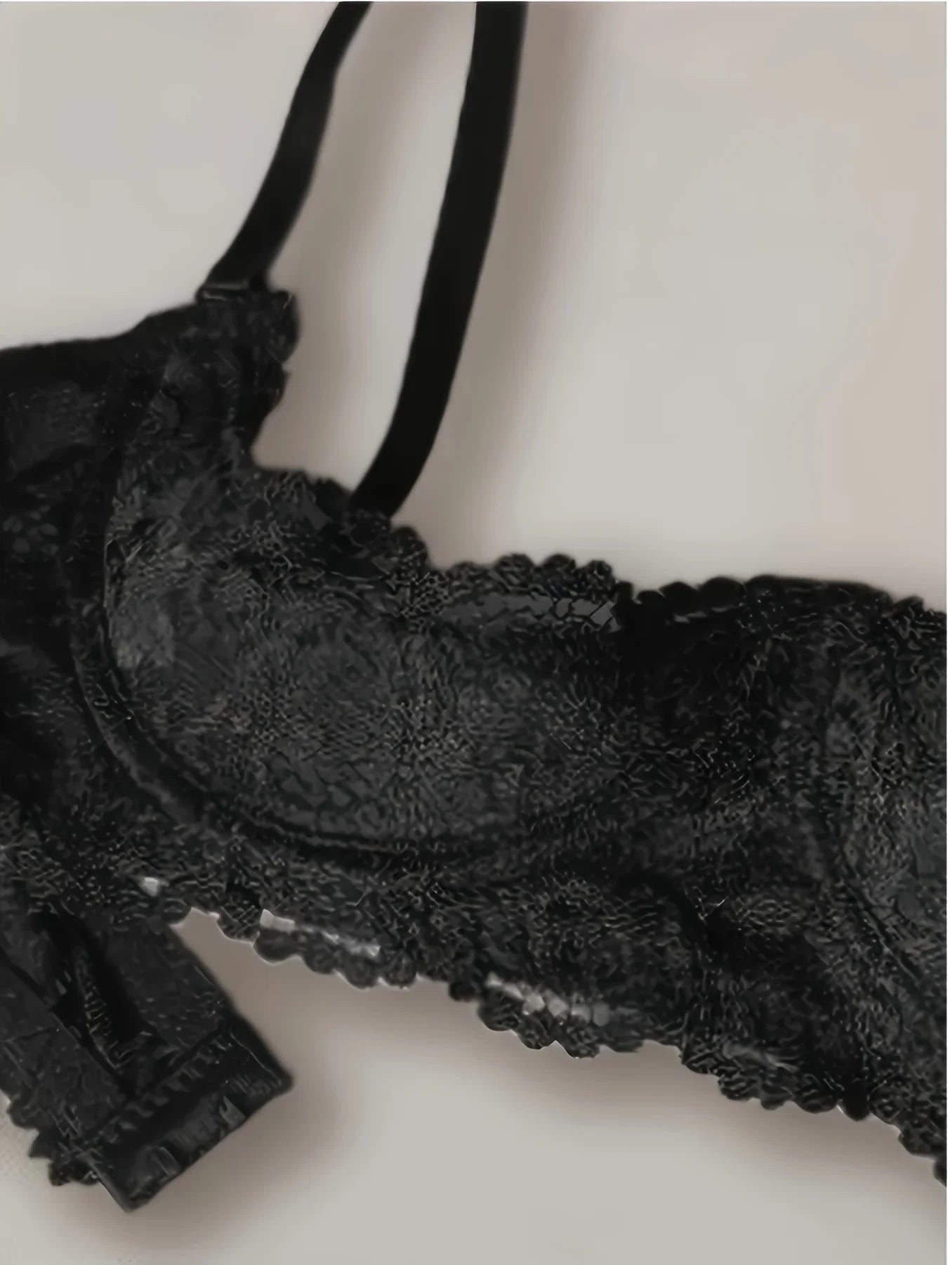 2PCS Women's Lace Open-Cup Underwire Bra, Soft, Skin-Friendly, Breathable, Plus-Size Sexy Lingerie