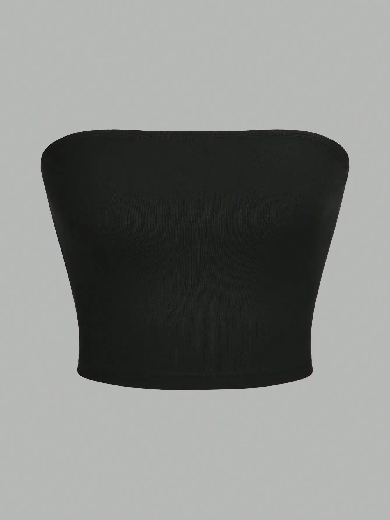 Women's strapless vest sleeveless crop top lady's flat mouthed navel wrapped chest top ﻿party outfit strapless vest clothing