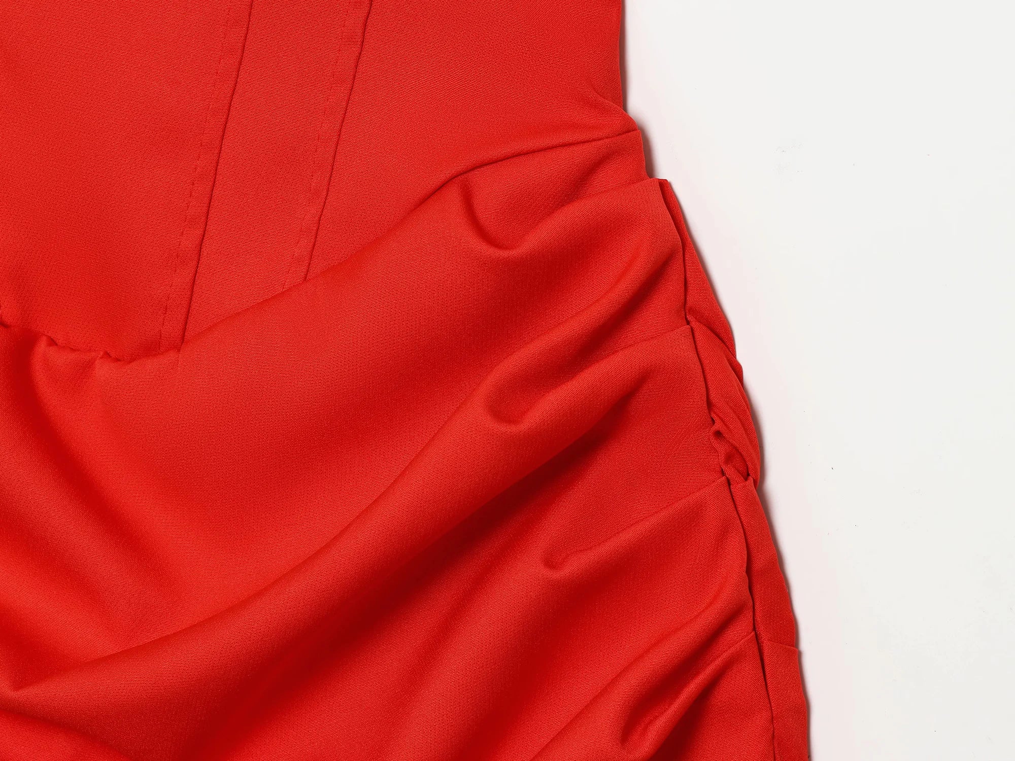Women's Dress 2025 Autumn New Arrivals Reddish-Brown Spaghetti Strap Sexy Bodycon Mini Dress with Tie Details Stylish and Unique