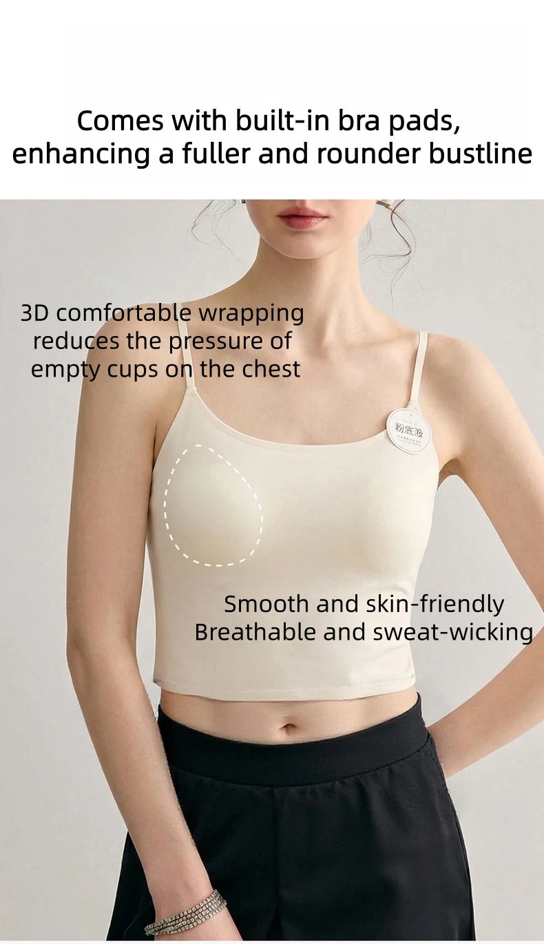 New Spring Summer Women's Tank Tops Cozy Clothes For Woman High Quality Lady Blouse Sleeveless Vest Female Camisole Solid Jersey