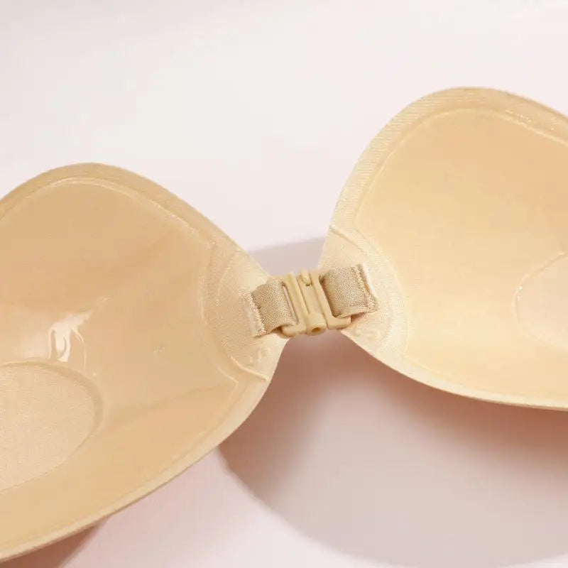 Women Invisible Silicone Mango Bra Sexy Strapless & Seamless Push Up Stick-On Bra Front Closure Lingerie & Underwear Accessories